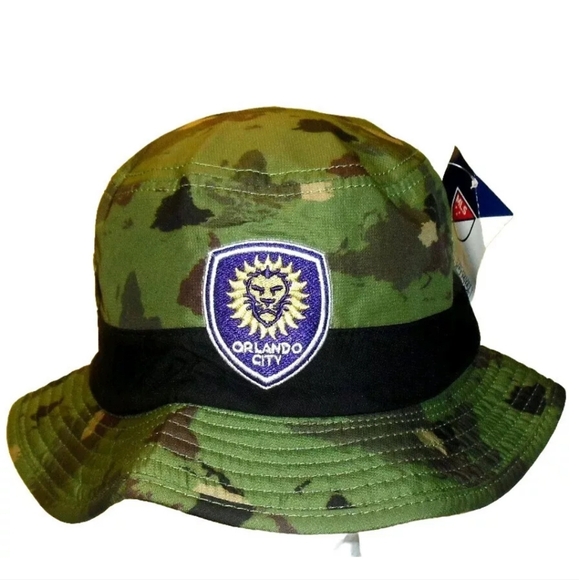 Orlando City SC MLS Soccer Mens Adidas Bucket Hat sz. Small/Medium New - Picture 1 of 3